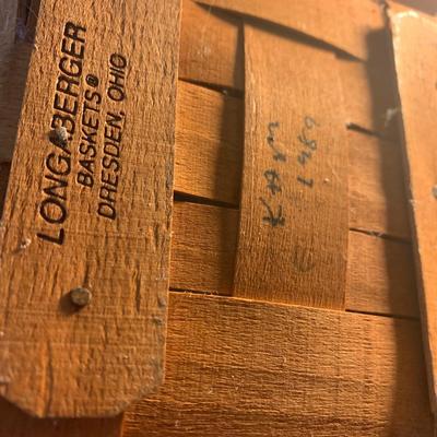 3 Longaberger Baskets, Harris Basket + 2 Bread Baskets - Lot 220