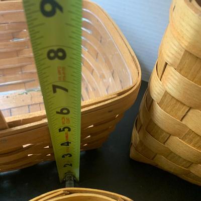 3 Longaberger Baskets, Harris Basket + 2 Bread Baskets - Lot 220