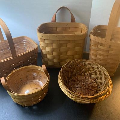 3 Longaberger Baskets, Harris Basket + 2 Bread Baskets - Lot 220