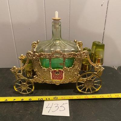 Vintage 1960s Musical Liquor Service Carriage