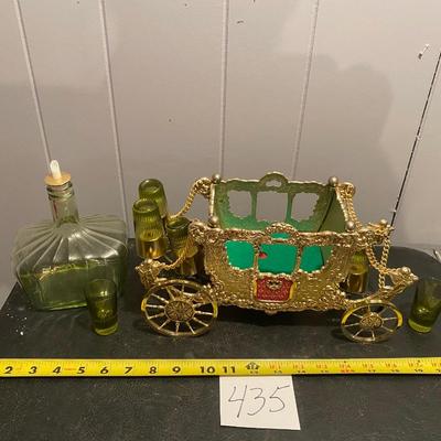 Vintage 1960s Musical Liquor Service Carriage