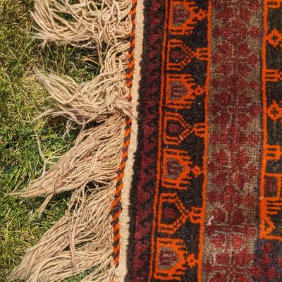 New Beautiful Moroccan (?) Wool Handmade Rug