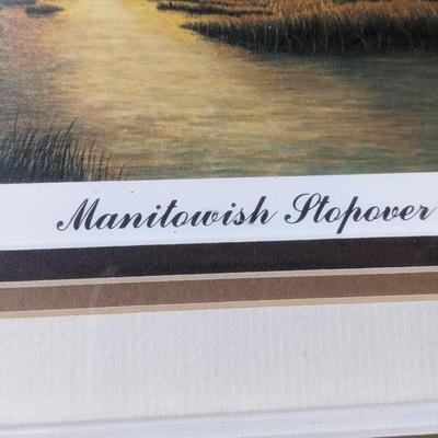 Signed Richard Van Order "Manitowash Stopover"