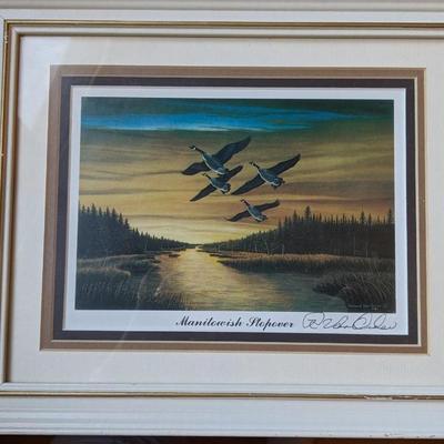 Signed Richard Van Order "Manitowash Stopover"