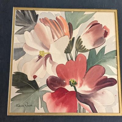 Incredible, Signed, Original Frederick Ricardo Watercolor