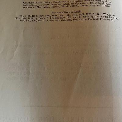 1953 Webster Dictionary
