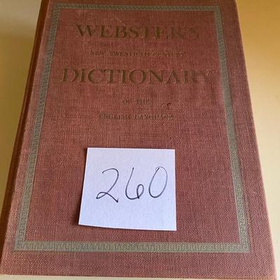 1953 Webster Dictionary