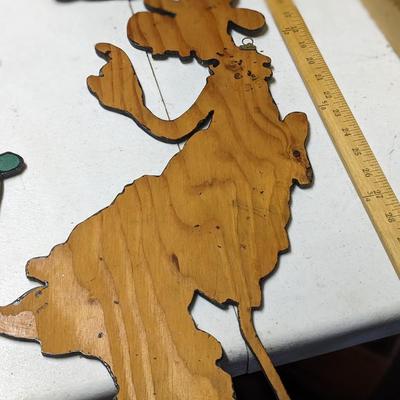 Wonderful 8 Disney Wood Cut Out Characters