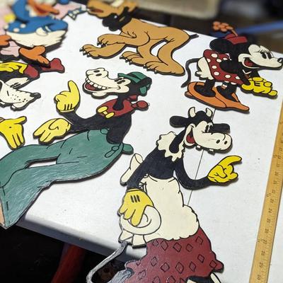 Wonderful 8 Disney Wood Cut Out Characters