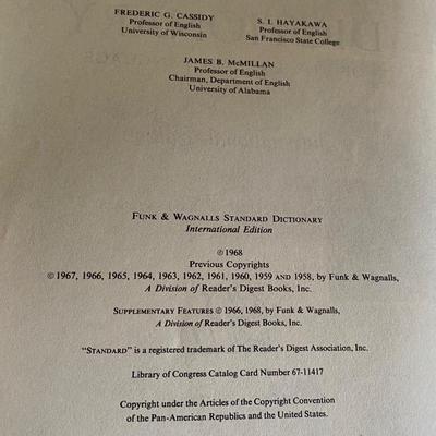 1968 Wagnalls Dictionary