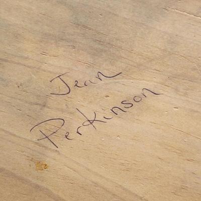 Jean Perkinson Hand Woven Oak Basket with Lid (GR-DW)