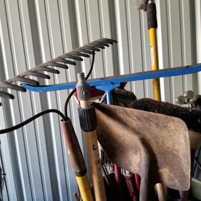 Yard Tools in Barrel