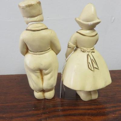 Dutch Boy and Girl Standing Figurines