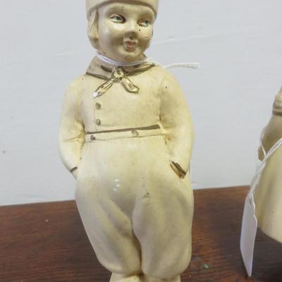 Dutch Boy and Girl Standing Figurines