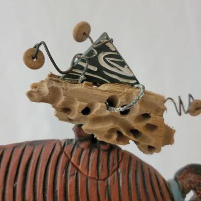 Tall Ceramic Teapot by Kathy Triplett (GR-DW)