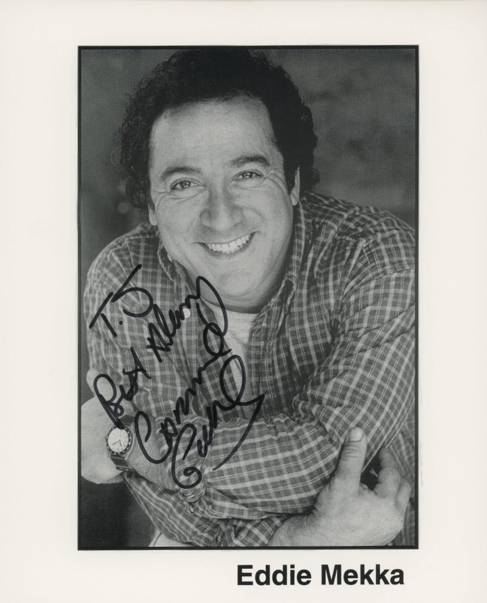 Eddie Mekka signed photo