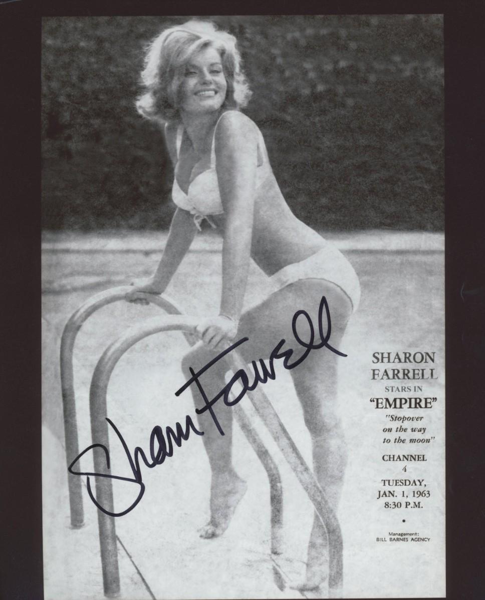 Sharon Farrell signed photo EstateSales