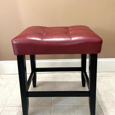 Maroon Bar Stool Set