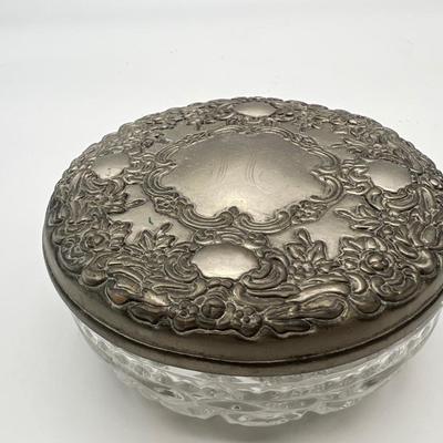 Vintage Glass Powder Jars