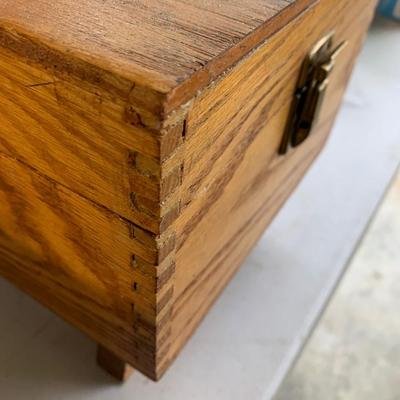 Vintage Wood Shoe Shine Box