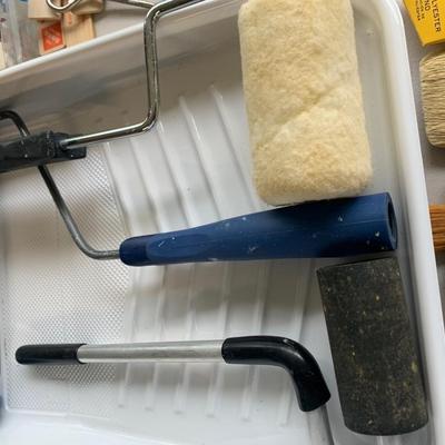 Huge Painting Supplies Lot Rollers Brushes More