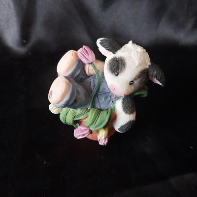 "I PICK MOO"-"FALLING FOR MOO" AND GARDEN PAIR OF MOO MOOS