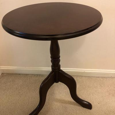 15â€ Round Top Bombay Co. Tripod Side Table -Lot 165