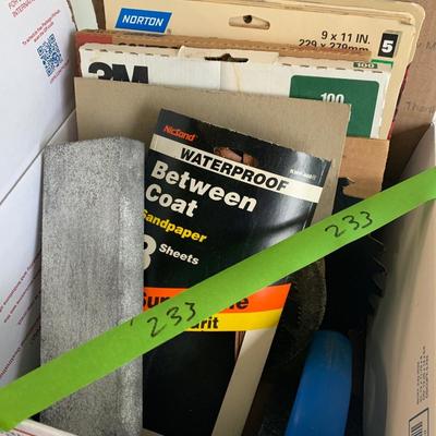 Large Sanding Supplies / Saw Blades Lot