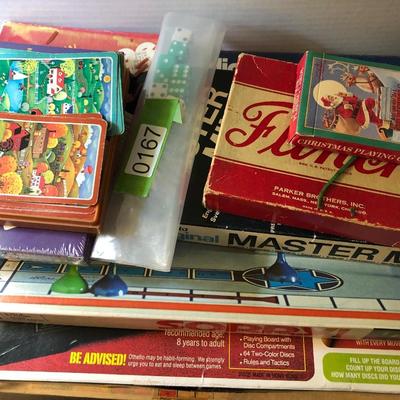 Vintage Board Games, Cards, Dice -Lot 167