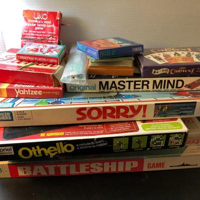 Vintage Board Games, Cards, Dice -Lot 167