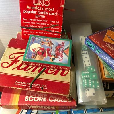 Vintage Board Games, Cards, Dice -Lot 167
