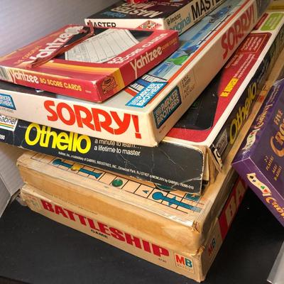 Vintage Board Games, Cards, Dice -Lot 167