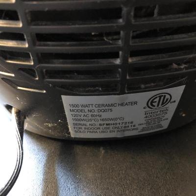 Honeywell Flex â€˜N Cool & 1500W Ceramic Heater (Tested) -Lot 170