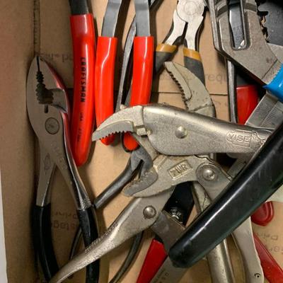 Tool Lot Plyers ViceGrips Tap Die Staples More