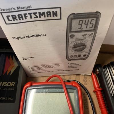 Misc Tool Lot Stud Finder MultiMeter & Much More
