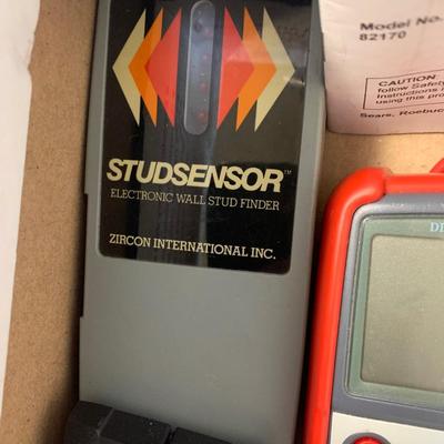 Misc Tool Lot Stud Finder MultiMeter & Much More