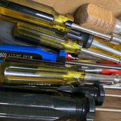 Large Tool Lot Screwdriver Sockets