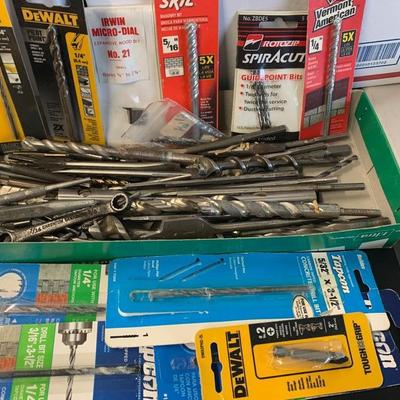 Large Drill Bit & More Lot
