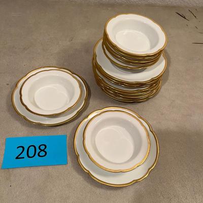 Bone china Custard Cups w/ liners