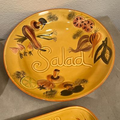 Lot of 70s California China serve wear