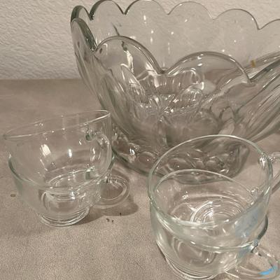 Antique Punch Bowl Set