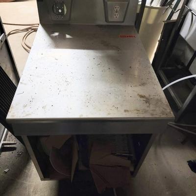 Stainless Steel Table with electric