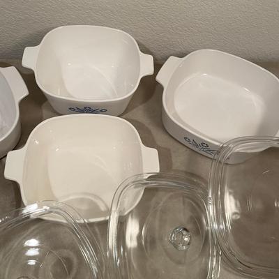 Corning Ware Blue Cornflower Cookers