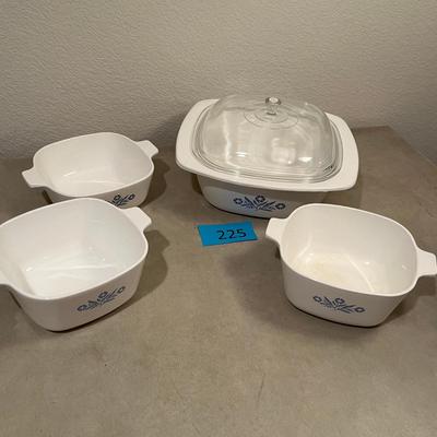Corning ware Blue Cornflower Cooking items