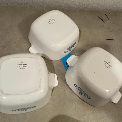 Corning ware Blue Cornflower Cooking items