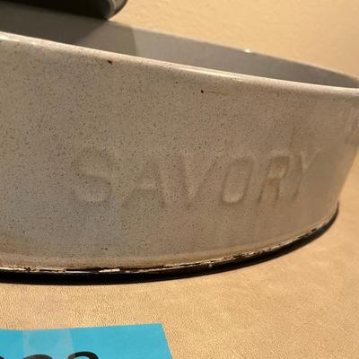 Antique Graniteware Roasting pan