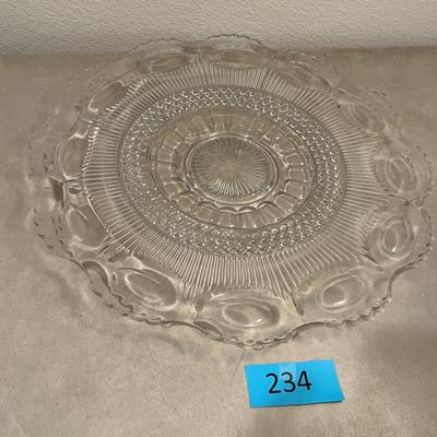 Manhatton Crystal Punch bowl tray
