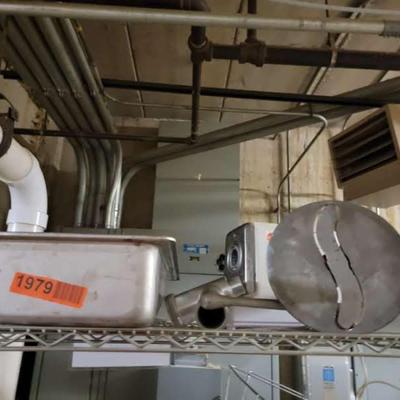 Grinder, attachments for mixer, SS Pan