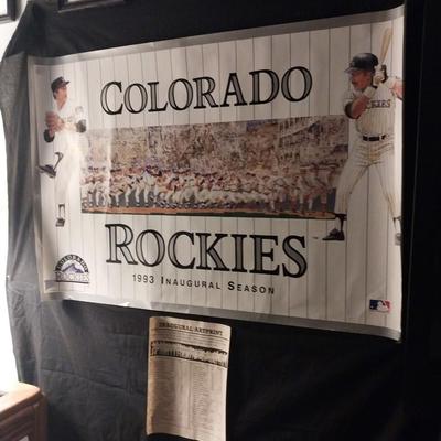 COLORADO ROCKIES POSTER