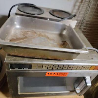 Panasonic Microwave, SS Pan, coffee burner